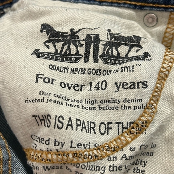 Levi Strauss 511 Slim Fit Straight Distressed Men's Jeans ~ Used ~ Size: 30X32 - Picture 15 of 15